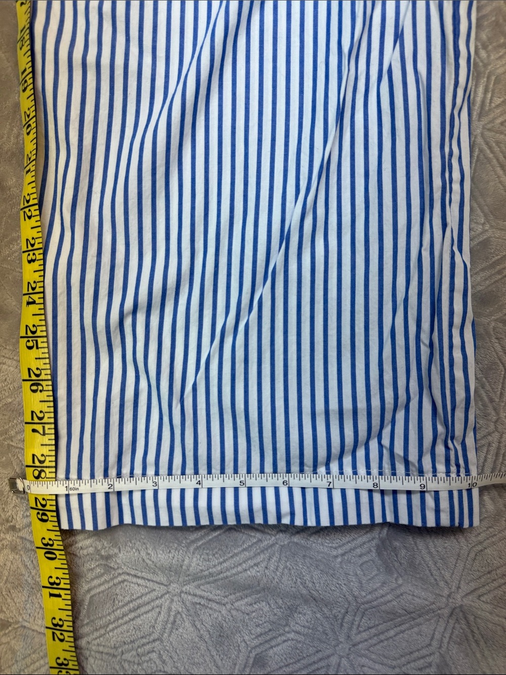 H&M Blue & White Vertical Stripe Pants - Picture 3 of 6